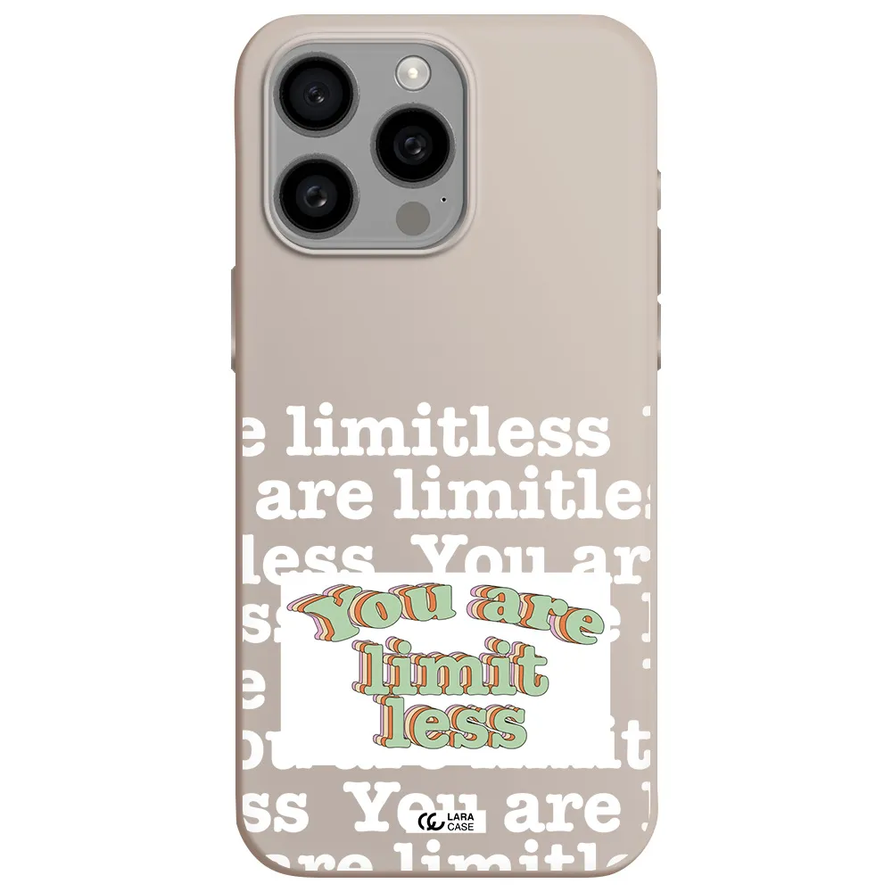 Limitless Apple Iphone 15 Pro max Silicone Stone Case