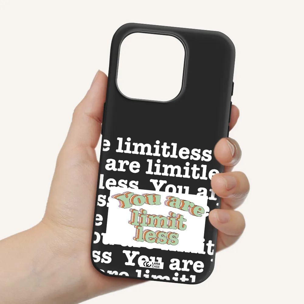 Limitless Apple Iphone 15 Pro Silicone Black Case