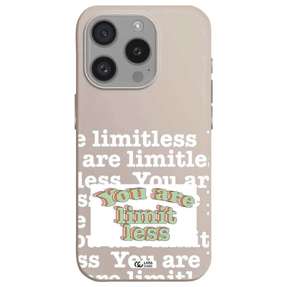 Limitless Apple Iphone 15 Pro Silicone Stone Case
