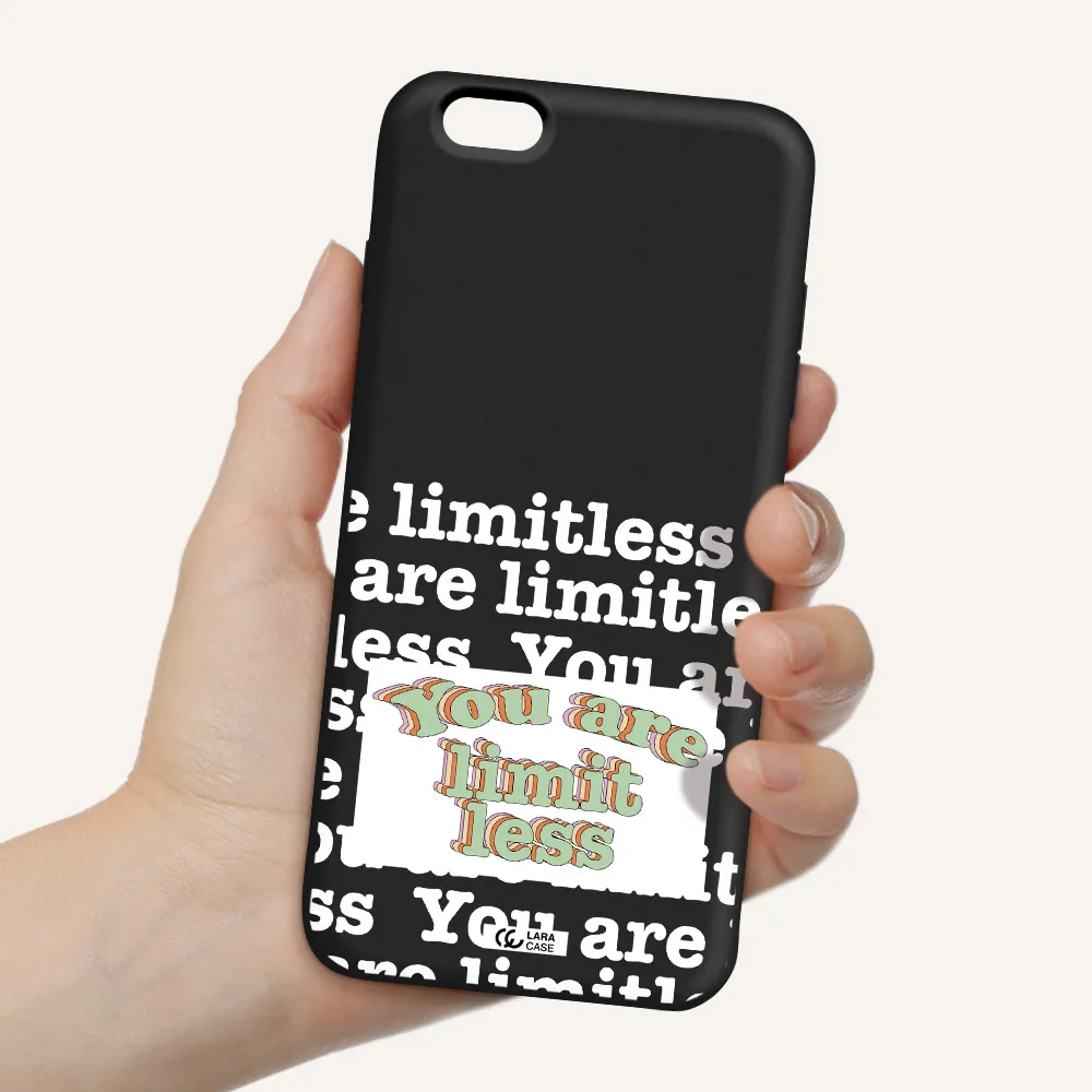 Limitless Apple iPhone 6 plus Silicone black Case