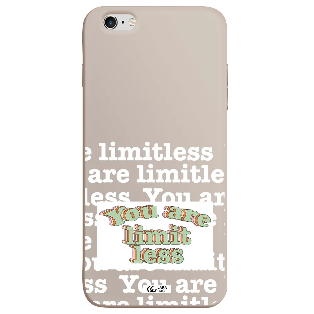 Limitless Apple iPhone 6 s plus Silicone Stone Case