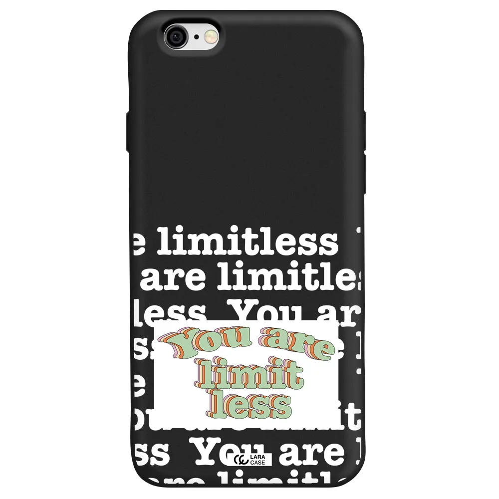 Limitless Apple iPhone 6 Silicone black Case