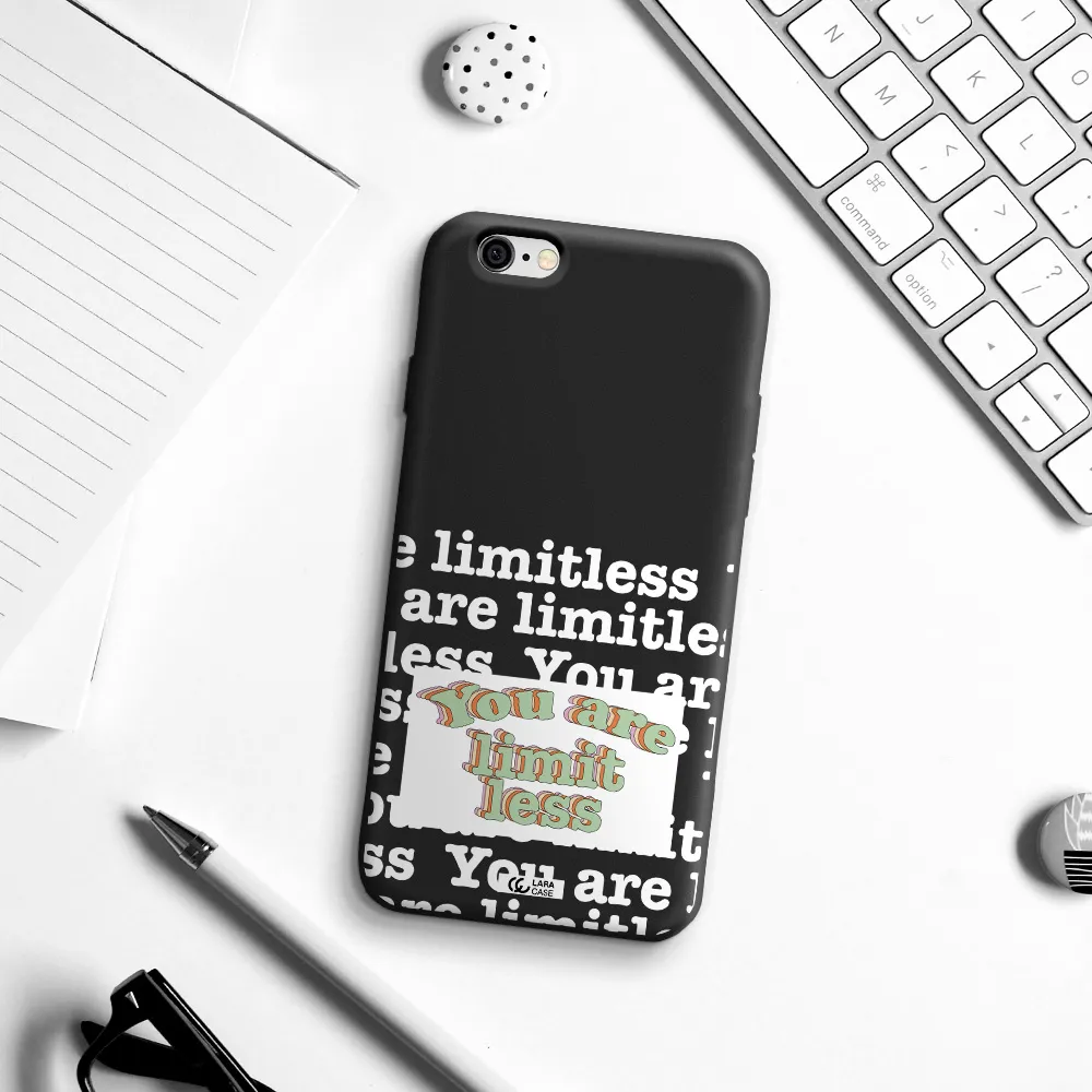 Limitless Apple iPhone 6 Silicone black Case