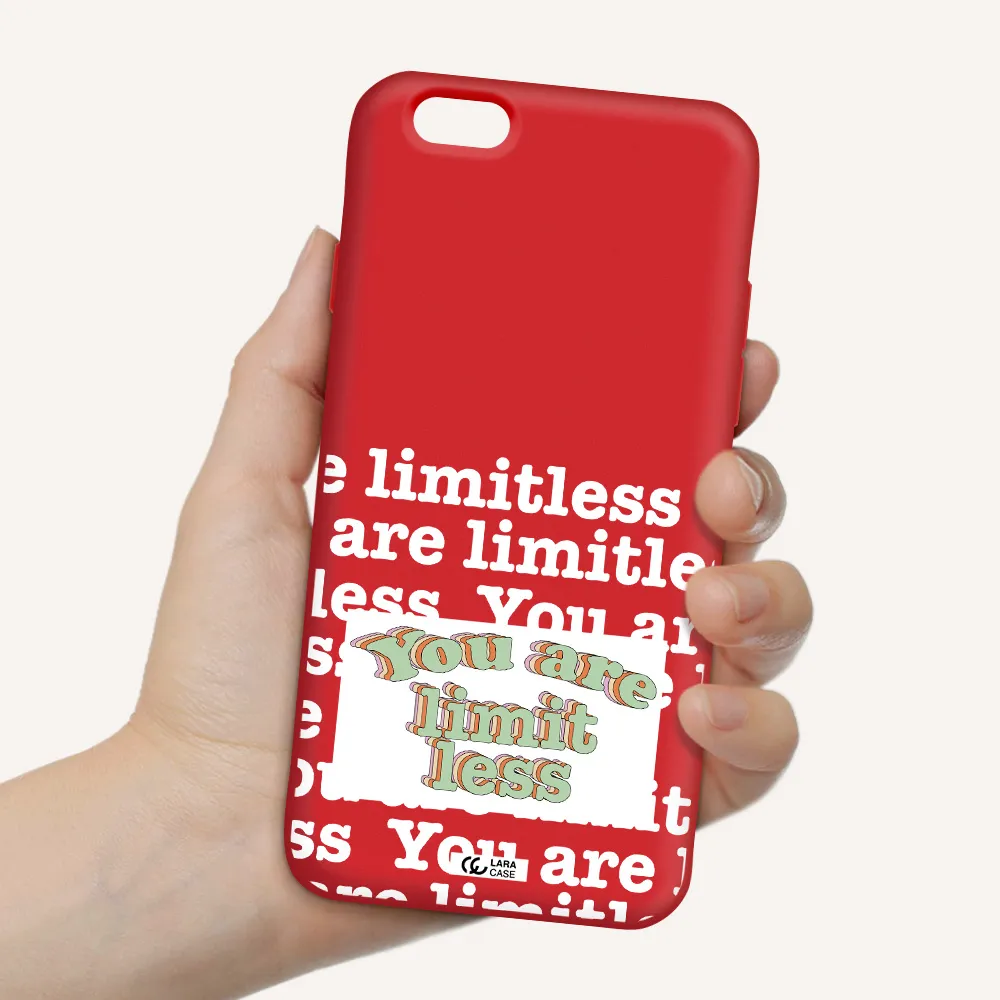 Limitless Apple iPhone 6 Silicone Imperial Red Case