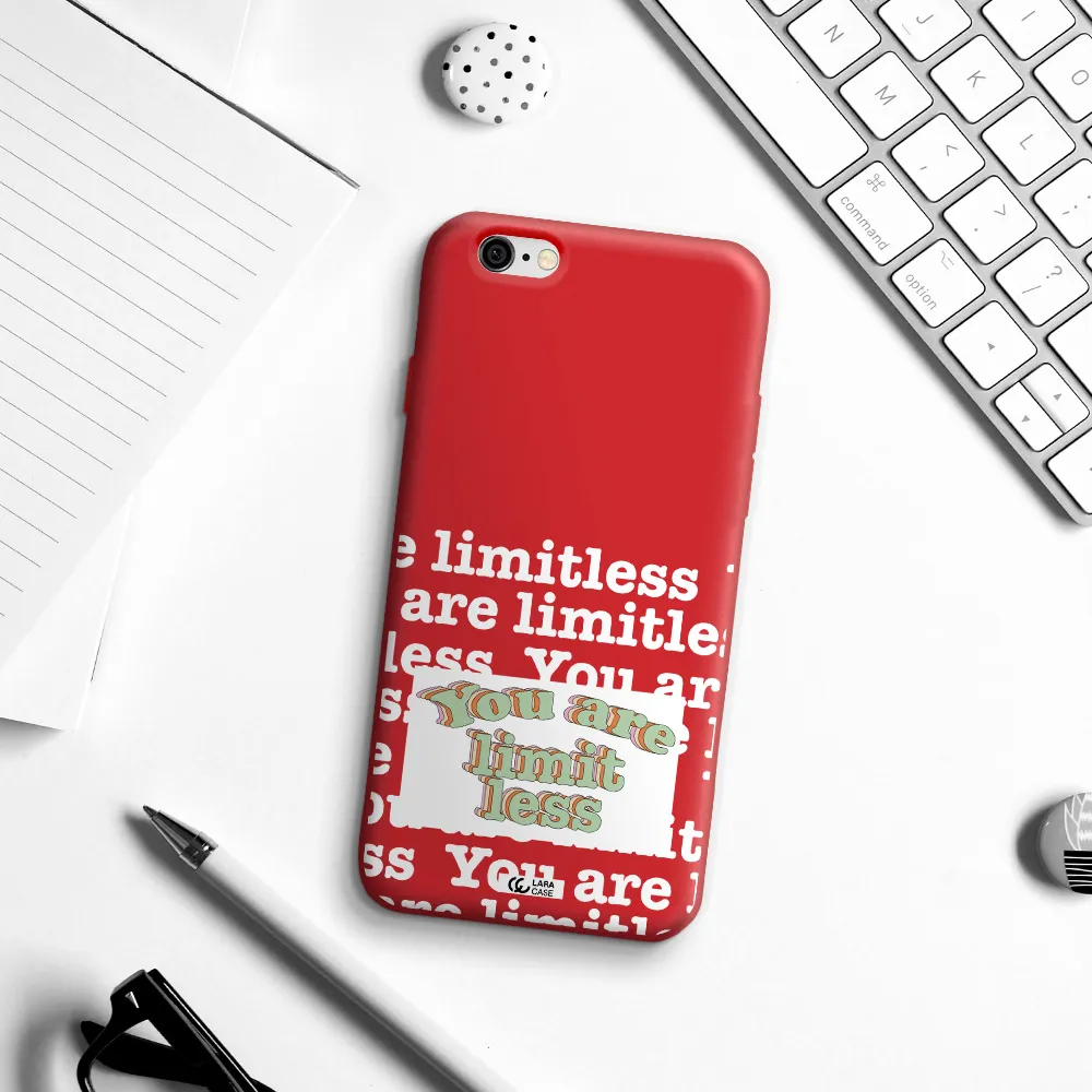 Limitless Apple iPhone 6 Silicone Imperial Red Case