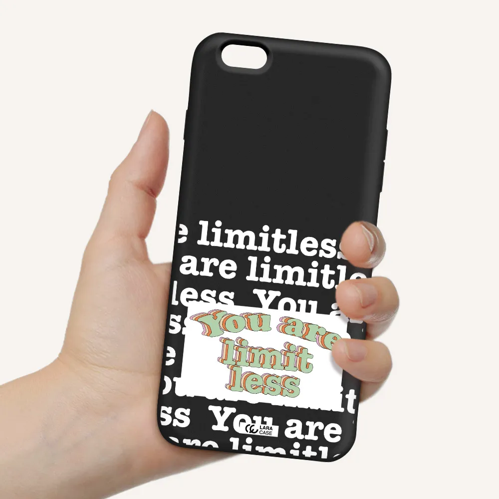 Limitless Apple iPhone 6S Silicone black Case