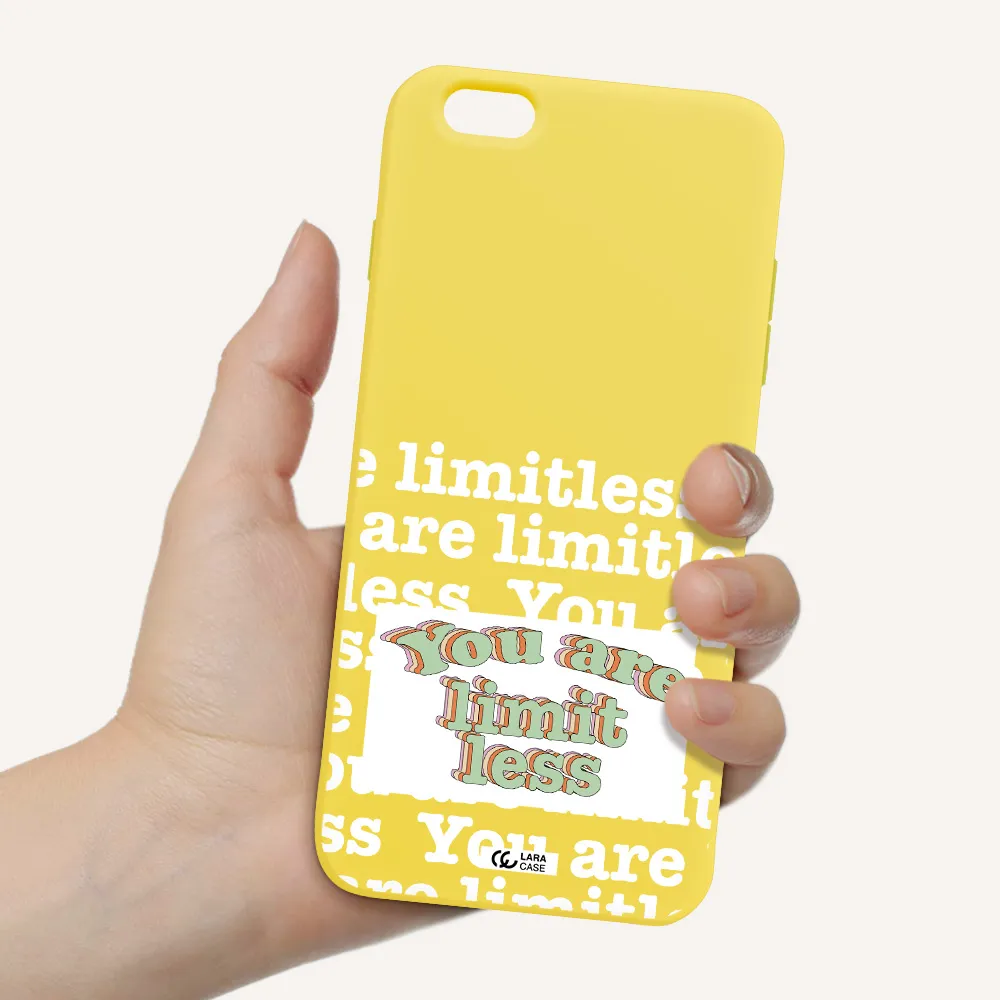 Limitless Apple iPhone 6S Silicone canary yellow Case