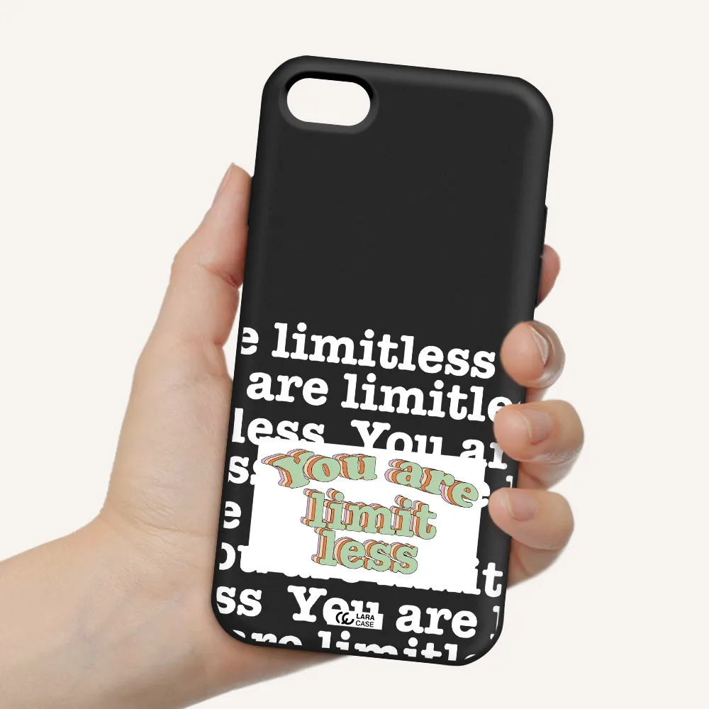 Limitless Apple iPhone 7 Silicone black Case