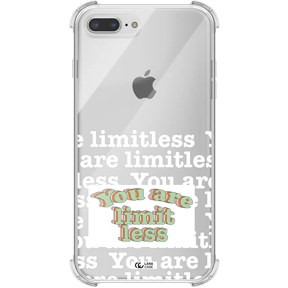 Limitless Apple iPhone 8 plus Clear PC Case