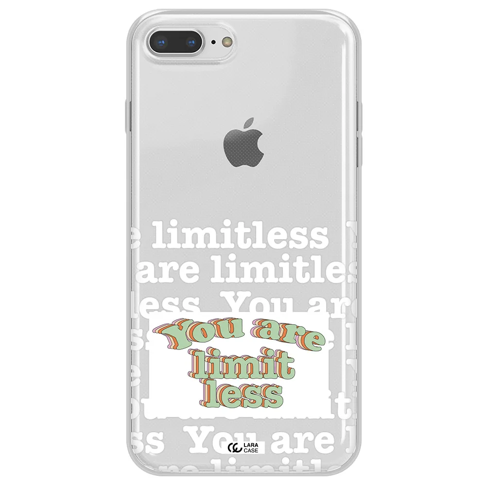 Limitless Apple iPhone 8 plus Clear TPU Case