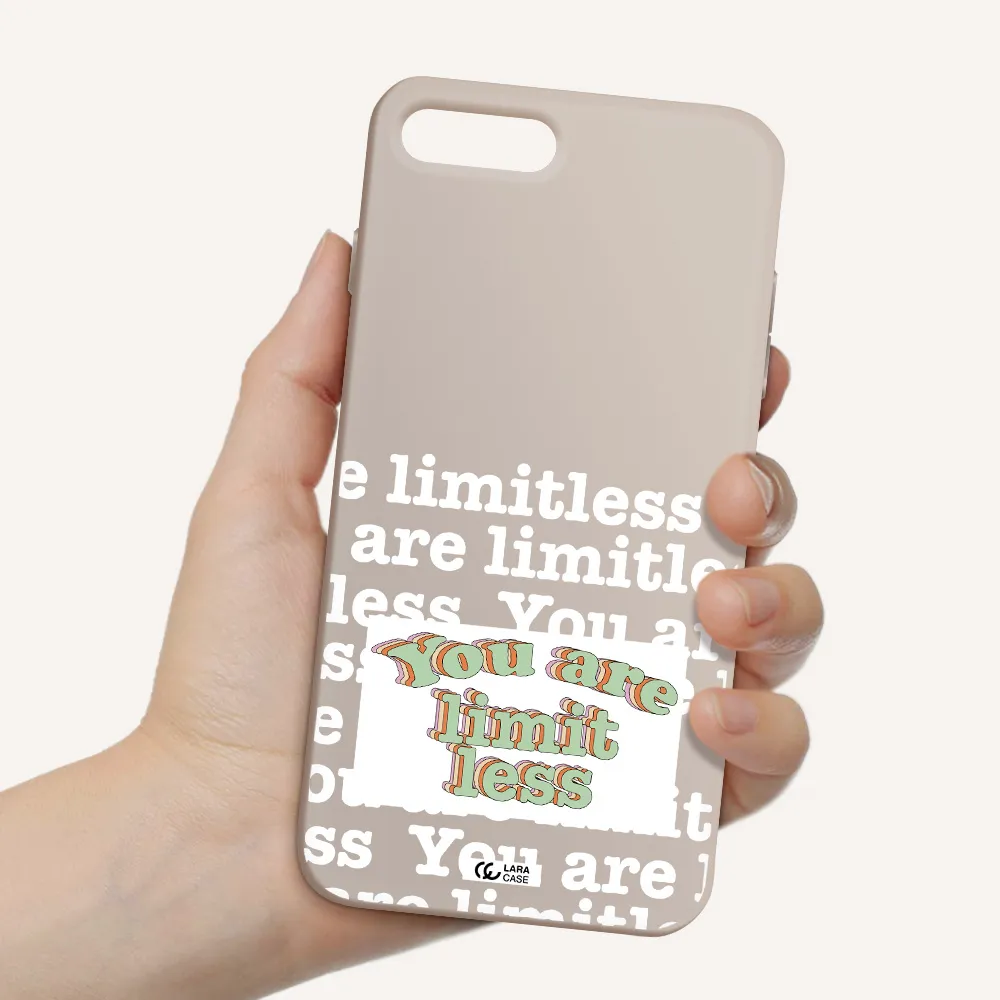 Limitless Apple iPhone 8 plus Silicone Stone Case