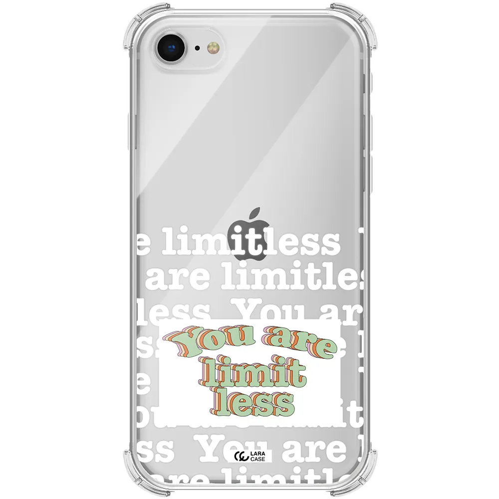 Limitless Apple iPhone se 2020 Clear PC Case