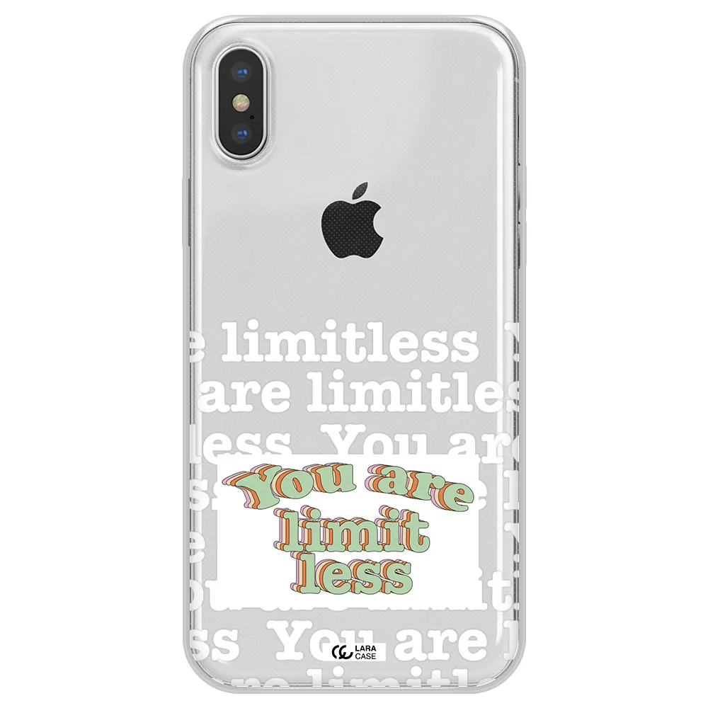 Limitless Apple iPhone X Clear TPU Case