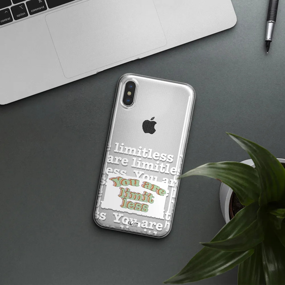 Limitless Apple iPhone X Clear TPU Case