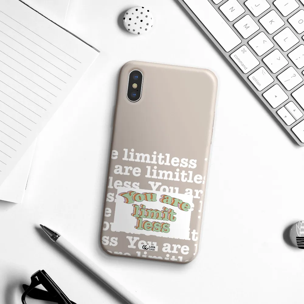 Limitless Apple iPhone X Silicone Stone Case