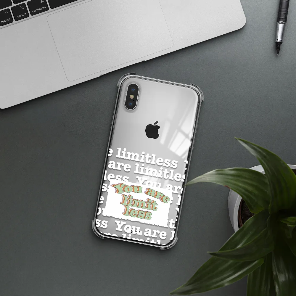 Limitless Apple iPhone XS Clear PC Case