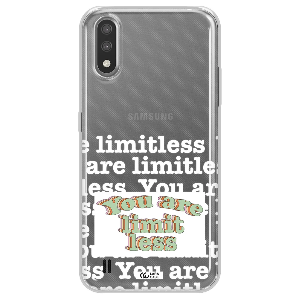 Limitless Samsung A01 Clear TPU Case