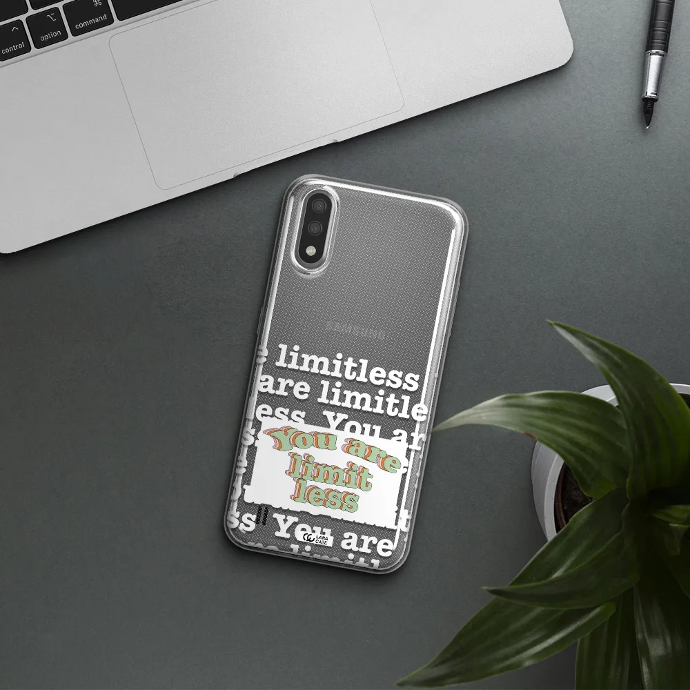 Limitless Samsung A01 Clear TPU Case