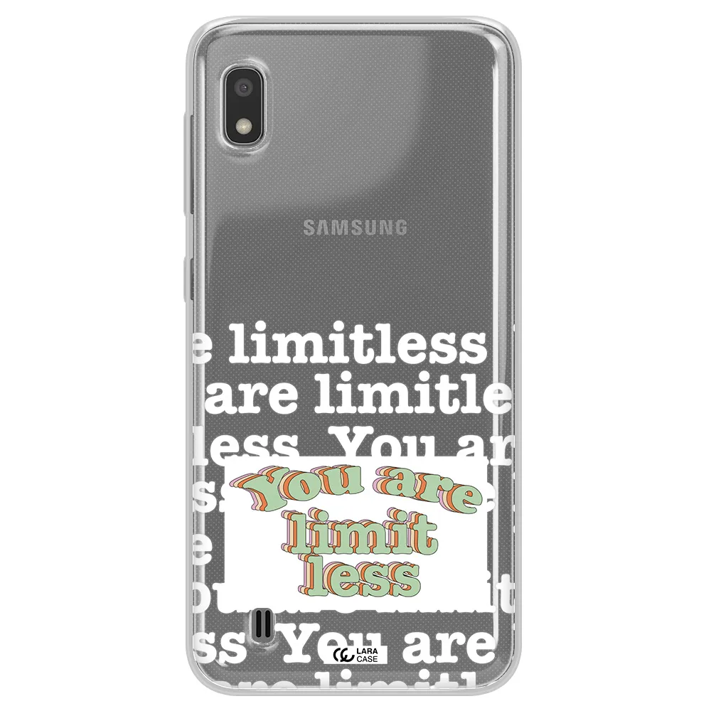 Limitless Samsung A10 Clear TPU Case