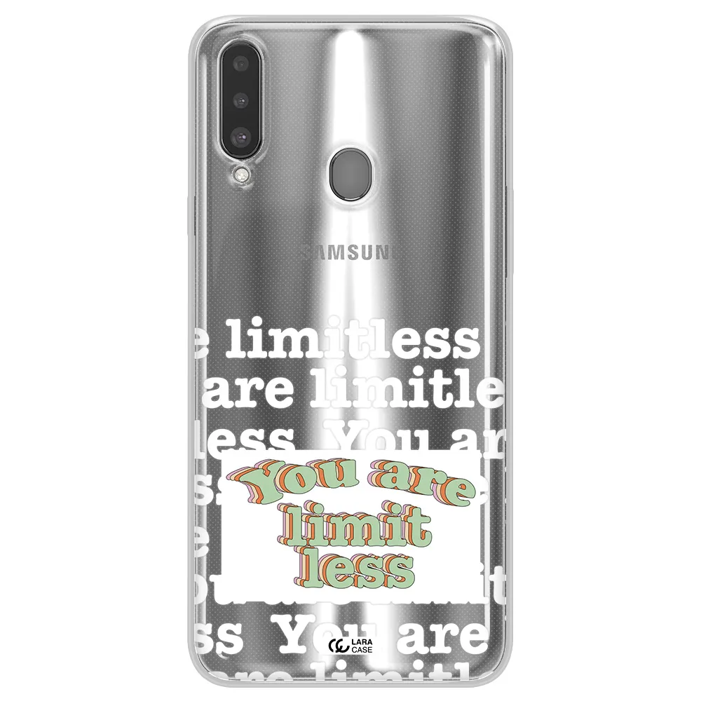 Limitless Samsung A20S Clear TPU Case