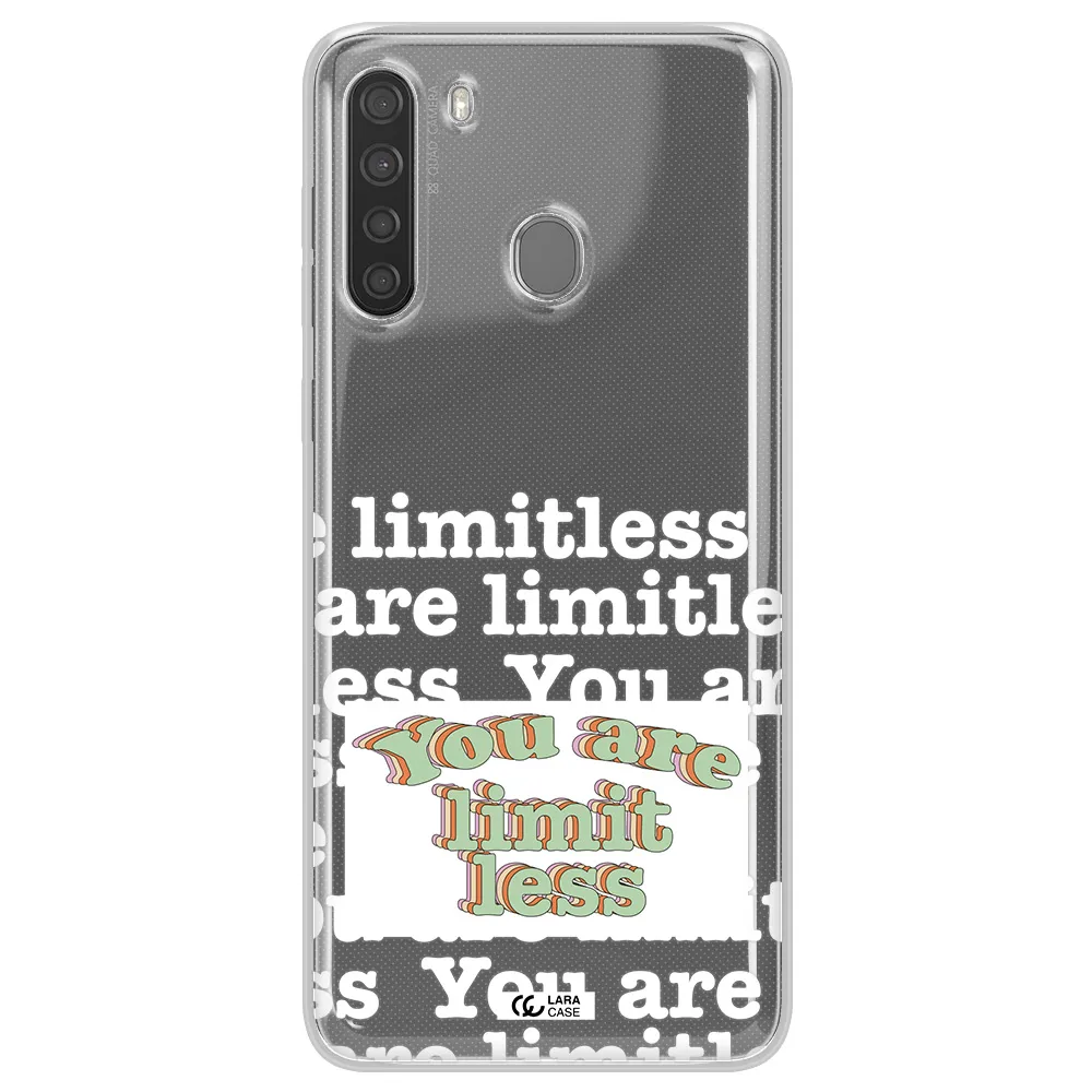 Limitless Samsung A21 Clear TPU Case