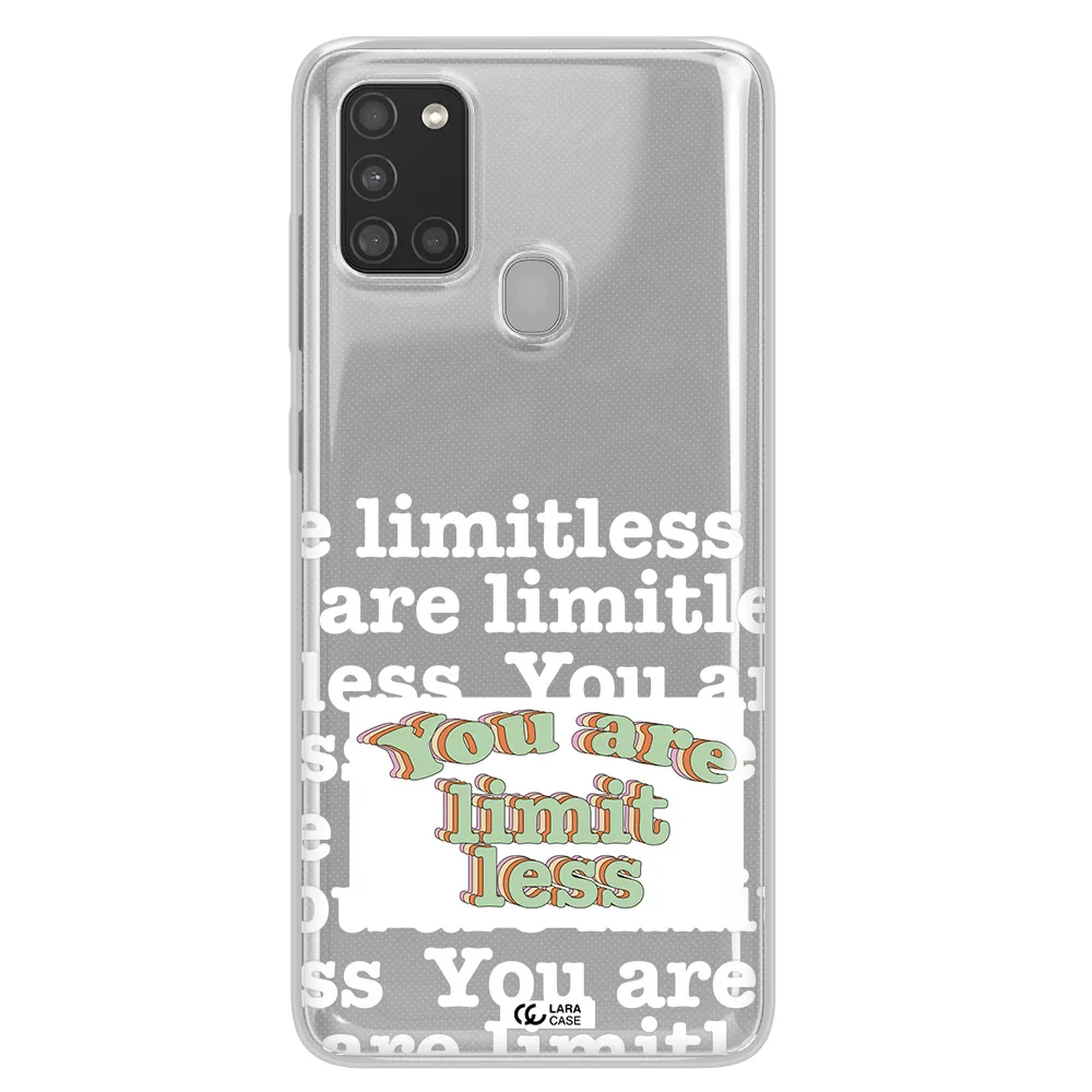 Limitless Samsung A21S Clear TPU Case