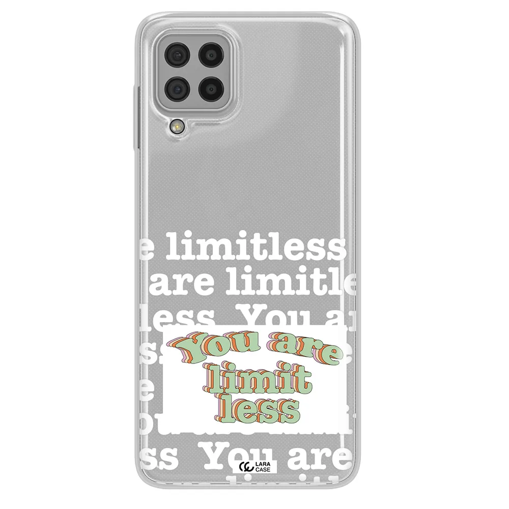Limitless Samsung A22 4g Clear TPU Case