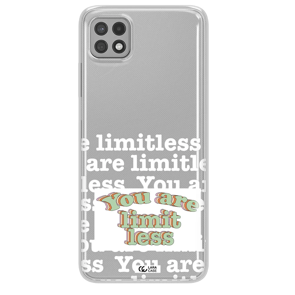Limitless Samsung A22 5g Clear TPU Case
