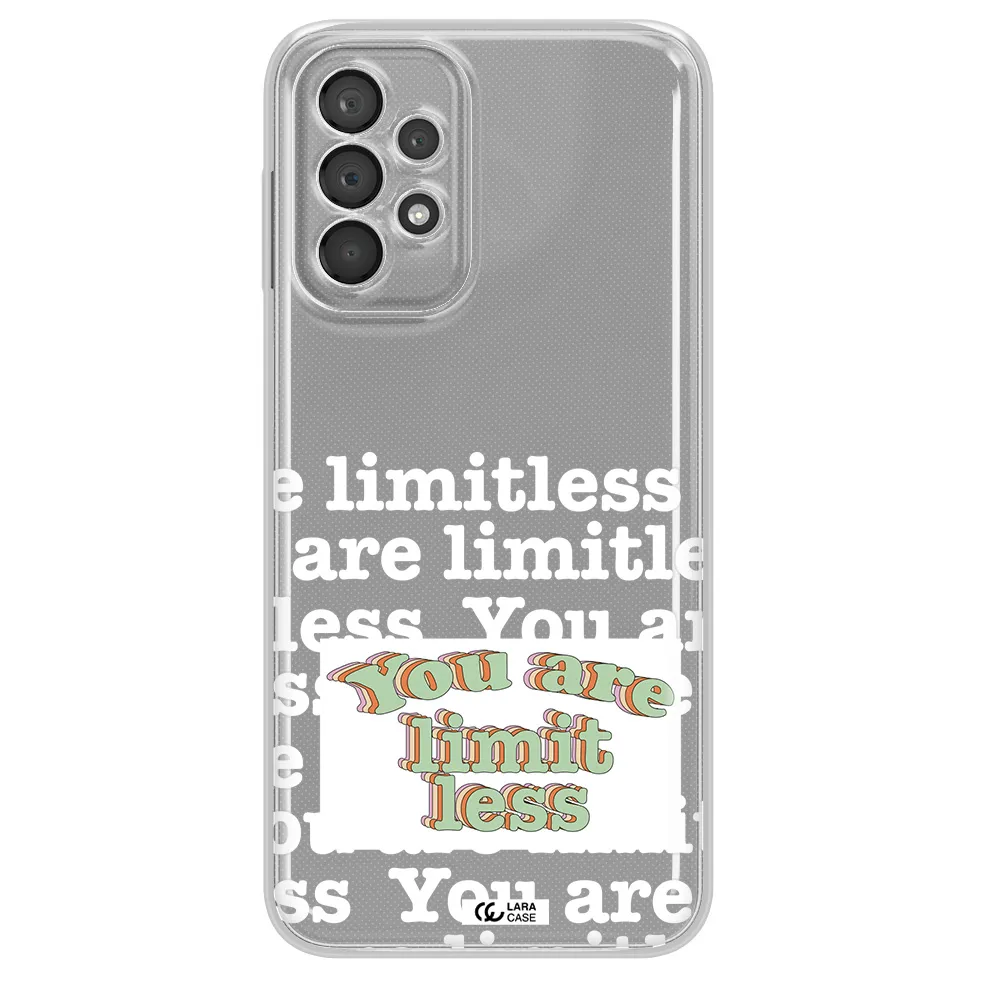 Limitless Samsung A23 5G Clear Tpu Case