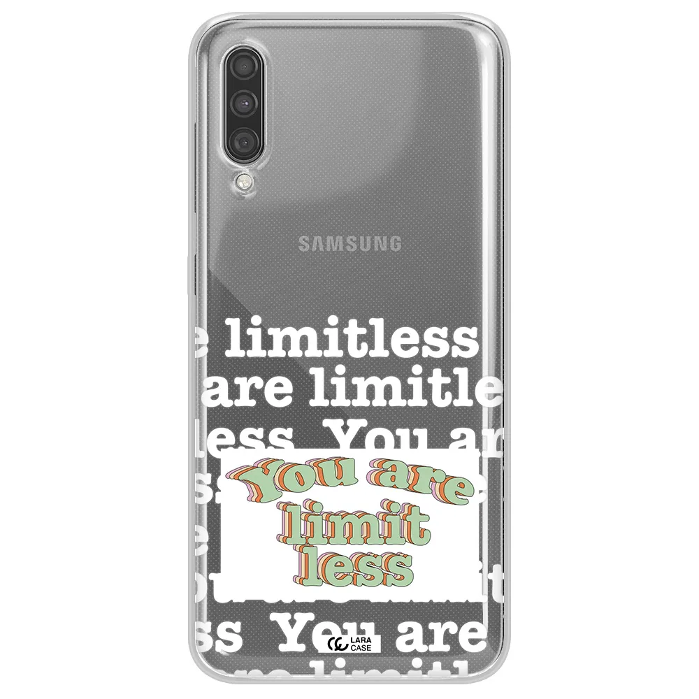Limitless Samsung A30S Clear TPU Case