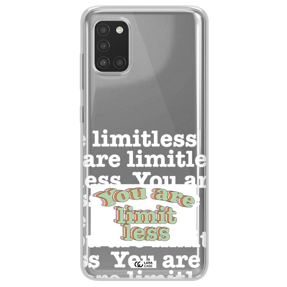 Limitless Samsung A31 Clear TPU Case
