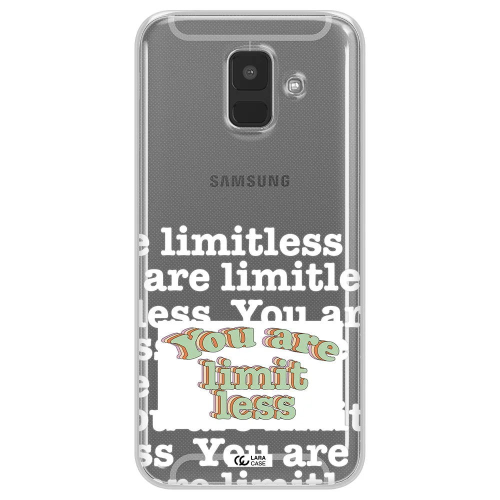 Limitless Samsung A6 Clear TPU Case