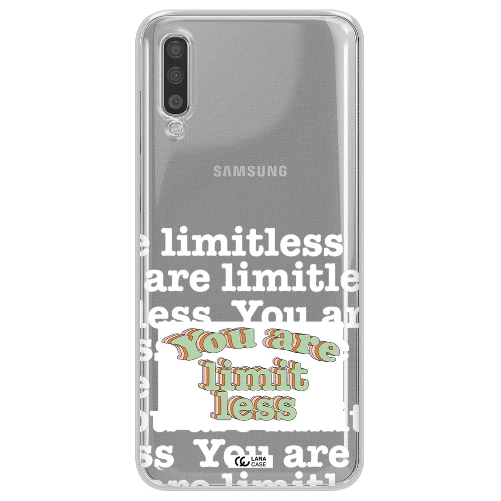 Limitless Samsung A70 Clear TPU Case