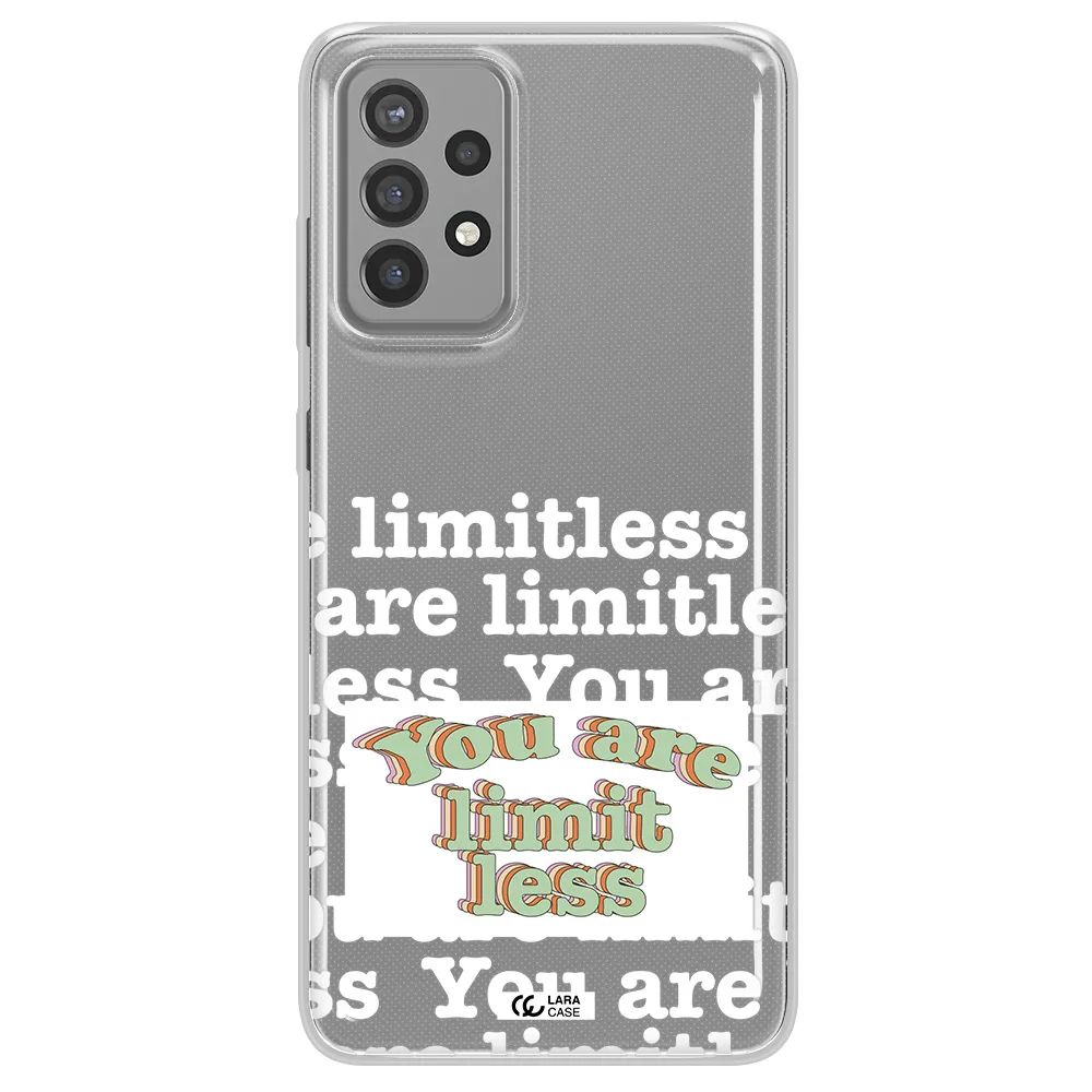 Limitless Samsung A72 Clear TPU Case