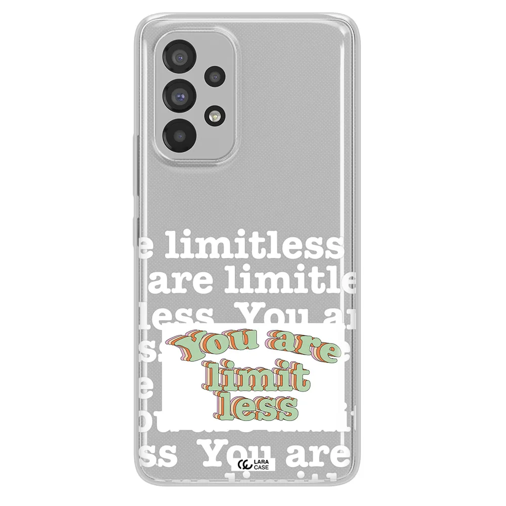 Limitless Samsung A73 Clear TPU Case
