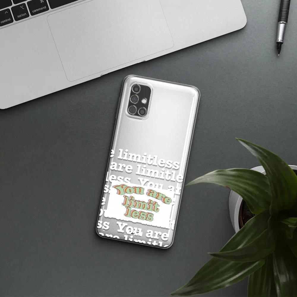 Limitless Samsung M31S Clear TPU Case