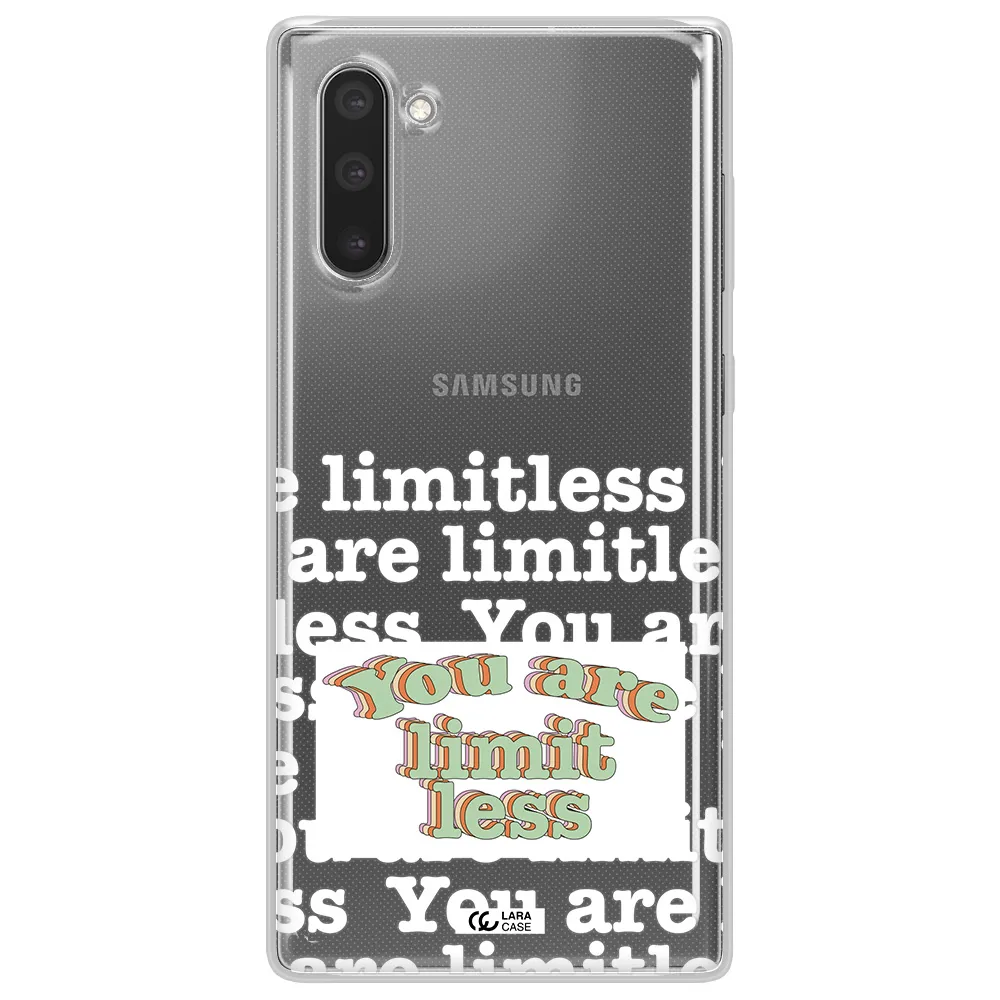Limitless Samsung Note 10 Clear TPU Case