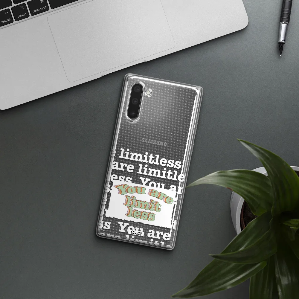 Limitless Samsung Note 10 Clear TPU Case