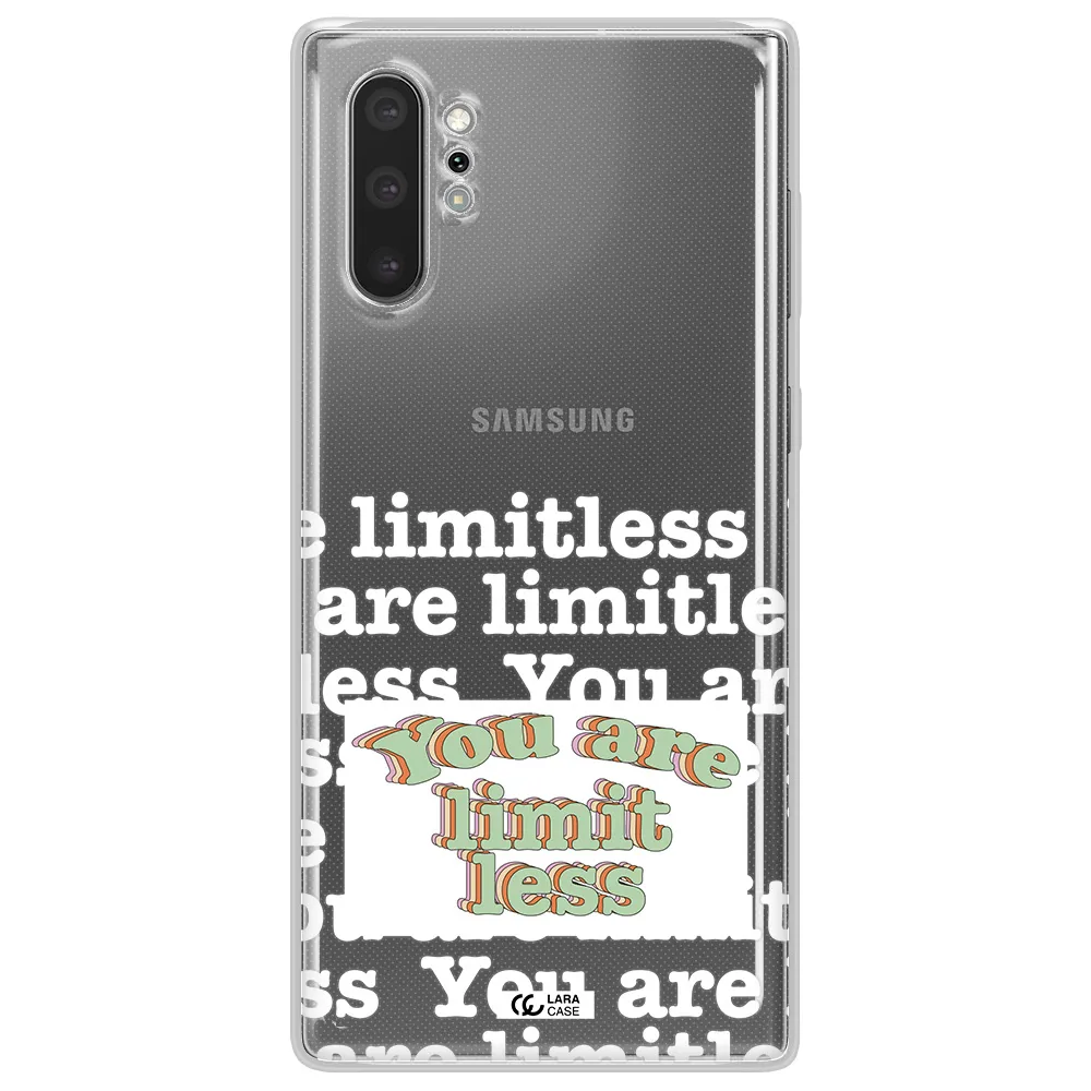 Limitless Samsung Note 10 Plus Clear TPU Case
