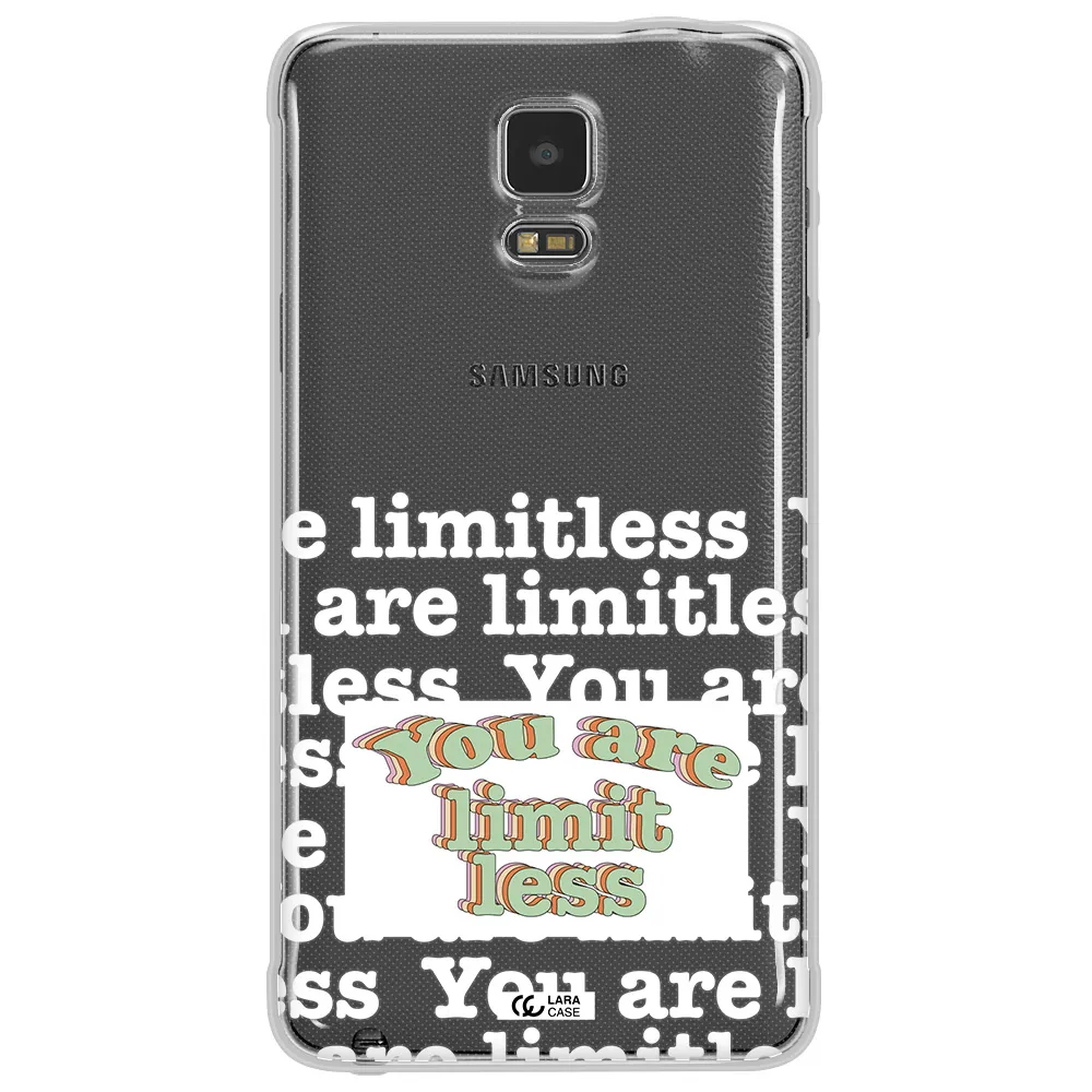 Limitless Samsung Note 4 Clear TPU Case