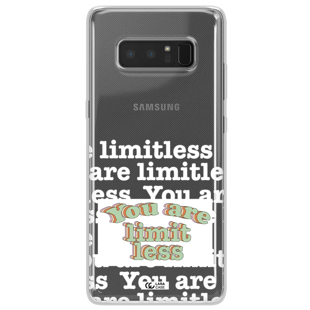 Limitless Samsung Note 8 Clear TPU Case
