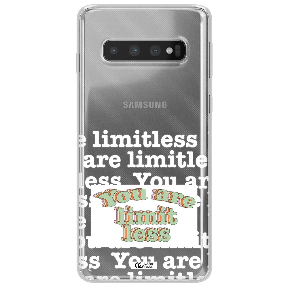 Limitless Samsung S10 Clear TPU Case