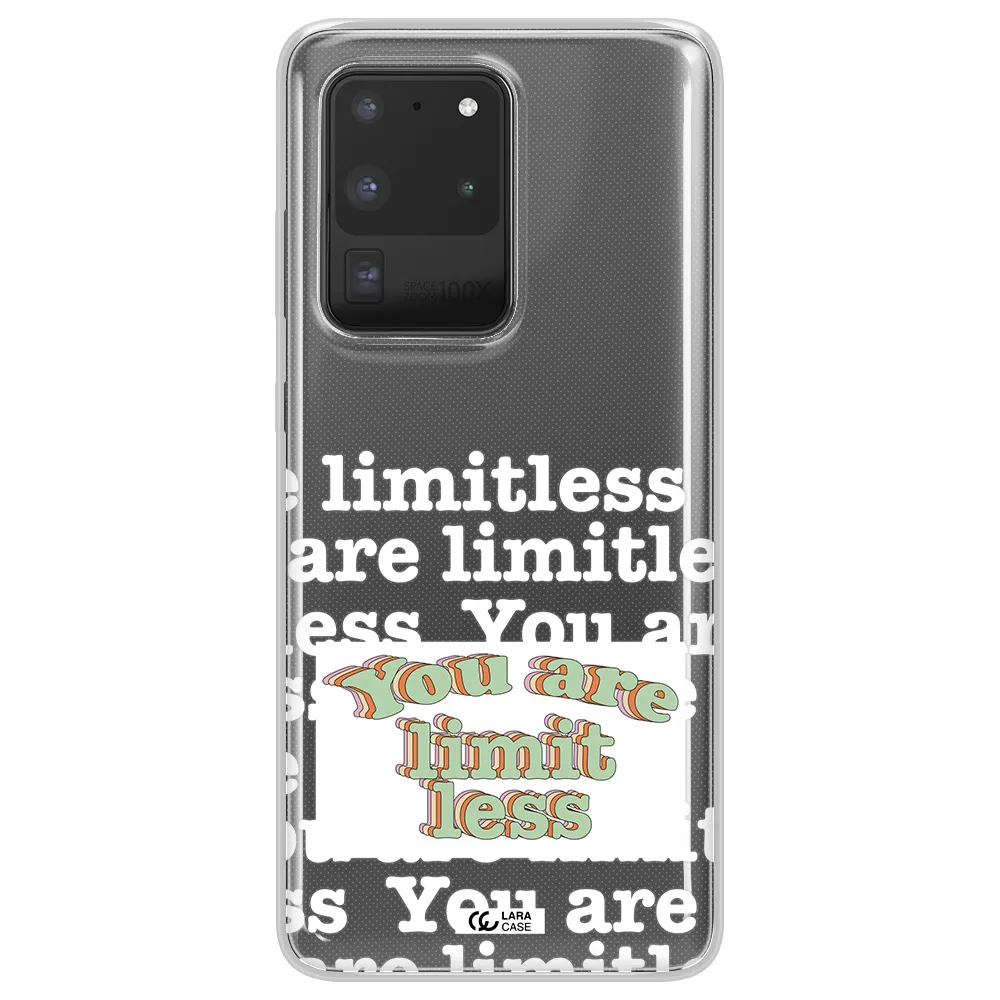 Limitless Samsung S20 Ultra Clear TPU Case