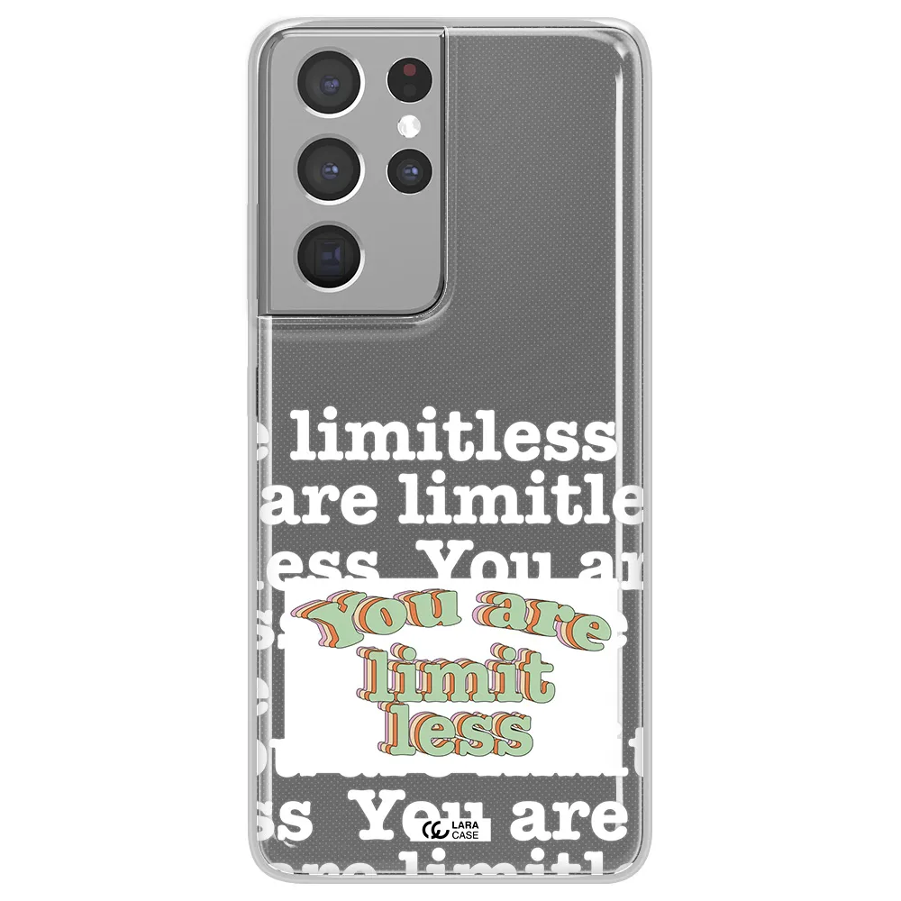 Limitless Samsung S21 Ultra Clear TPU Case