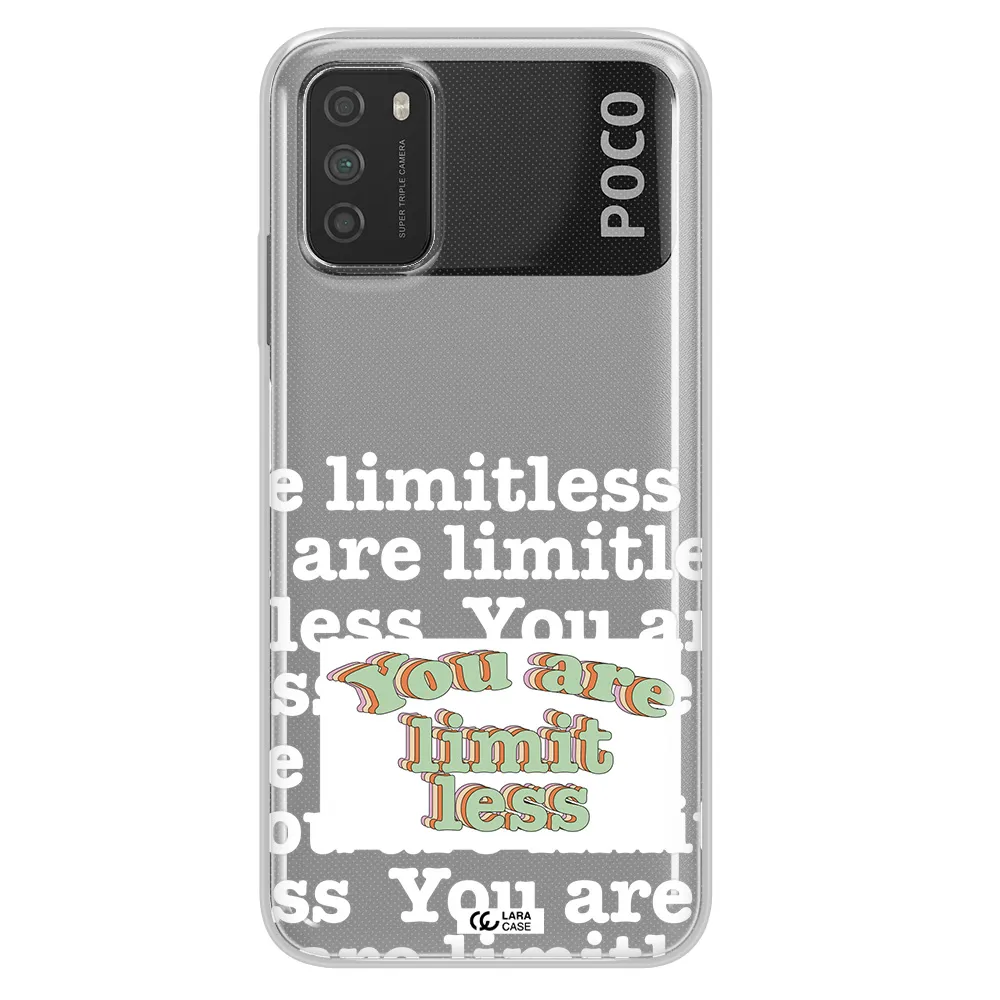Limitless Xiaomi Poco M3 Clear TPU Case