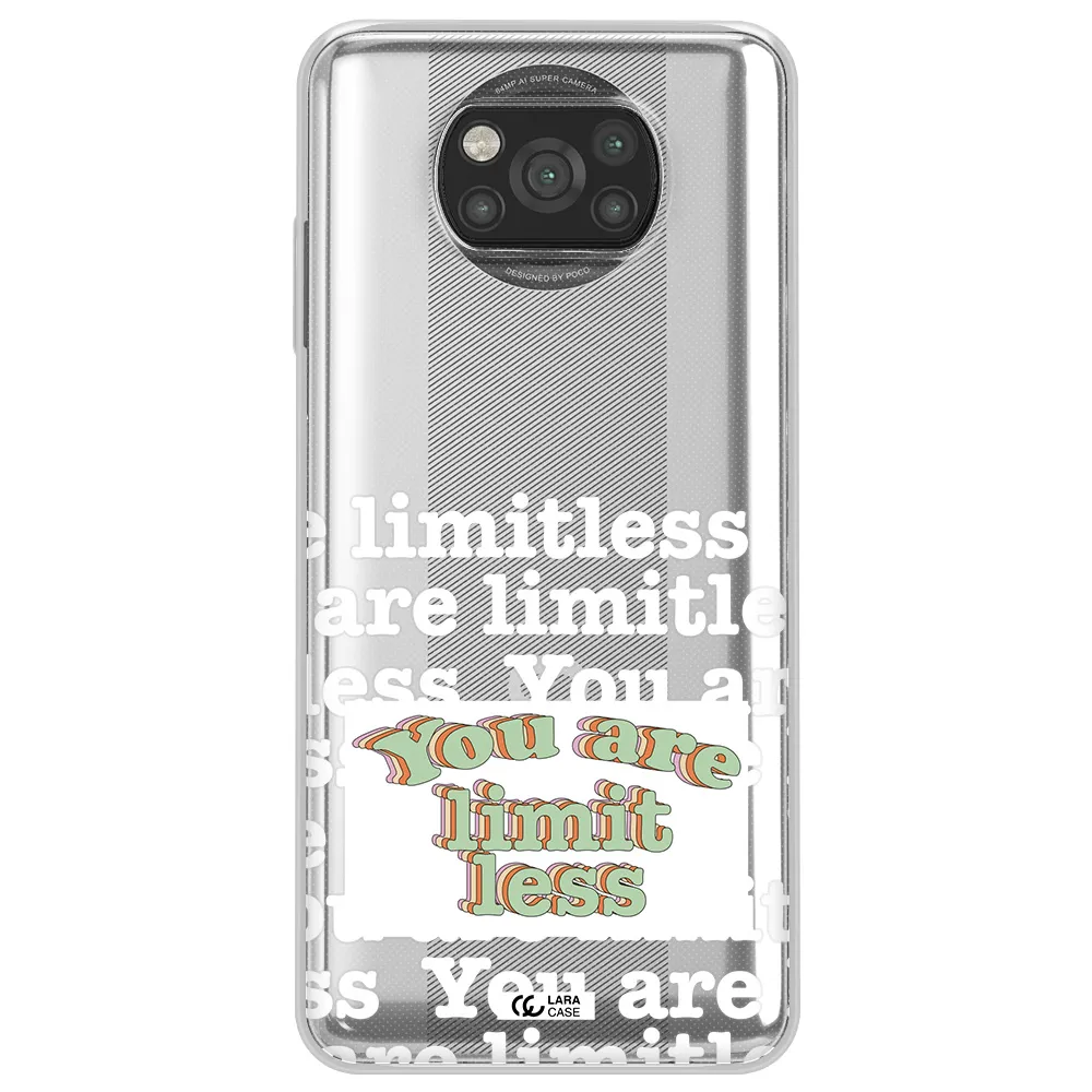 Limitless Xiaomi Poco X3 Clear TPU Case