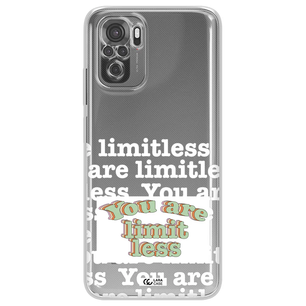 Limitless Xiaomi Redmi Note 10S Clear Tpu Case