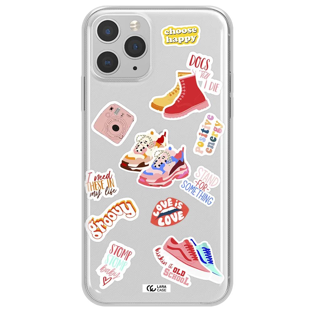 Positive Energy Apple iPhone 11 pro max Clear TPU Case