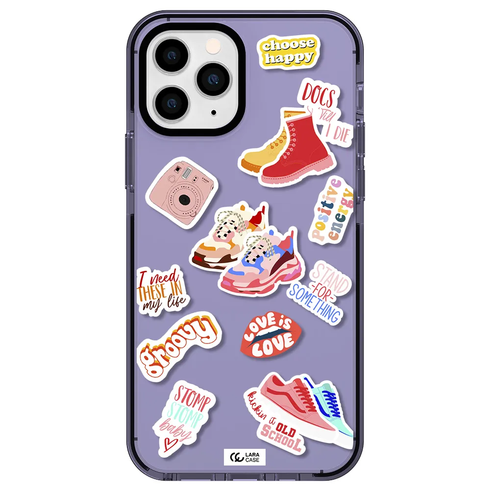 Positive Energy Apple iPhone 11 pro max impact Lilac Case