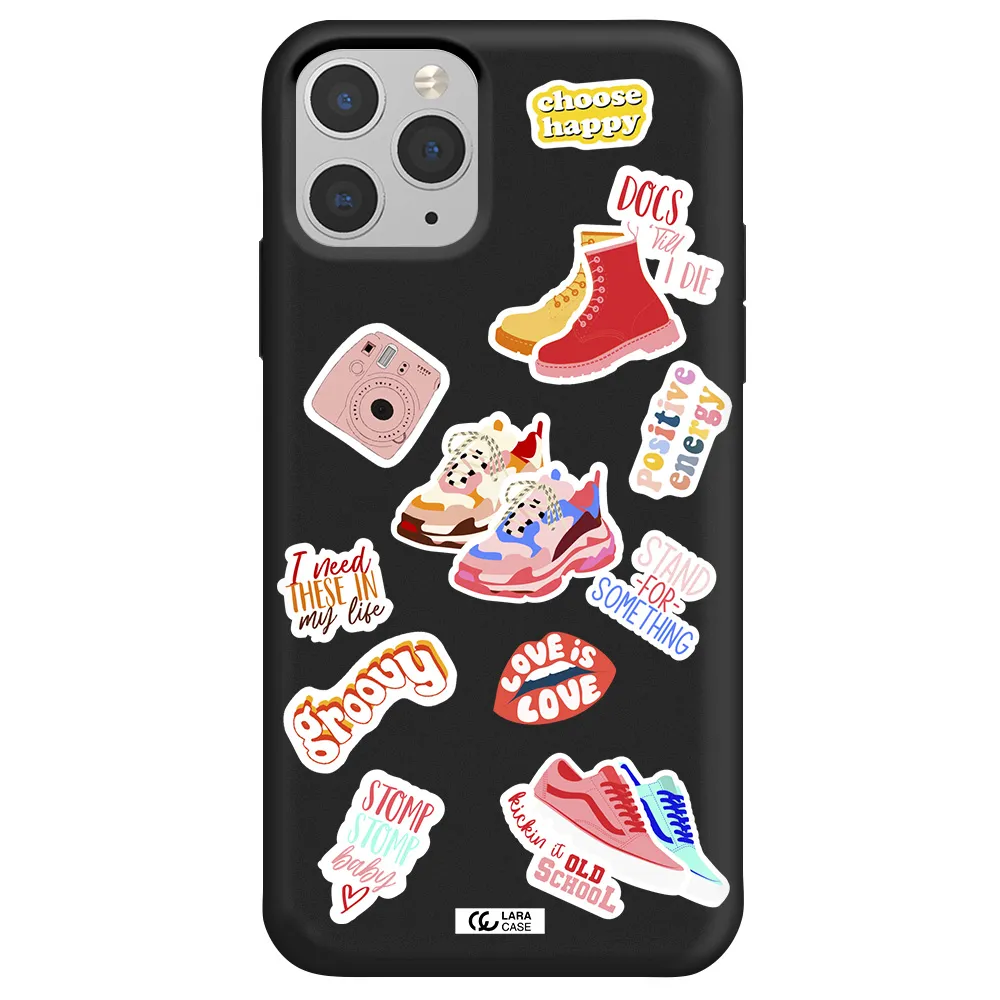 Positive Energy Apple iPhone 11 pro Silicone black Case